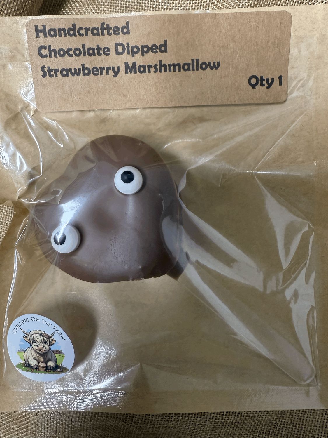 Valentine's Chocolate Dipped Strawberry Marshmallow