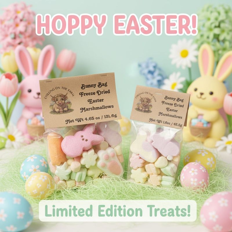 Bunny Bag Freeze Dried Marshmallows