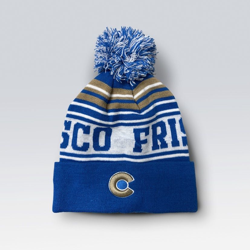 Colisco Soft Warm Customizable Pompom Beanies, Cozy Winter Knitted Beanie Hat. Multicolored 10228