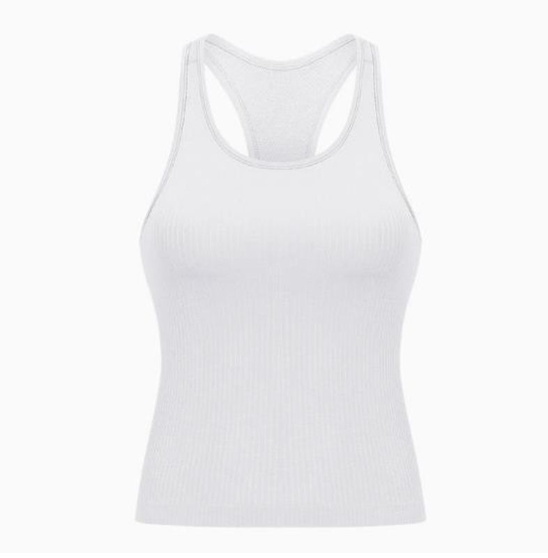 Colisco Cropped Sport Top_White Sport Bra Halter Top
