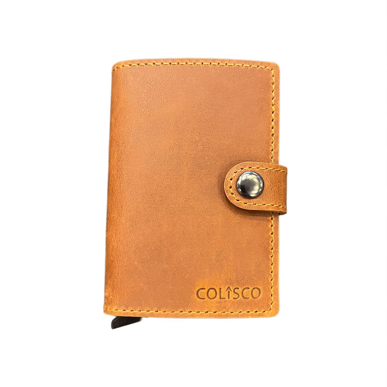 Colisco RFID Slide Wallet, Brown