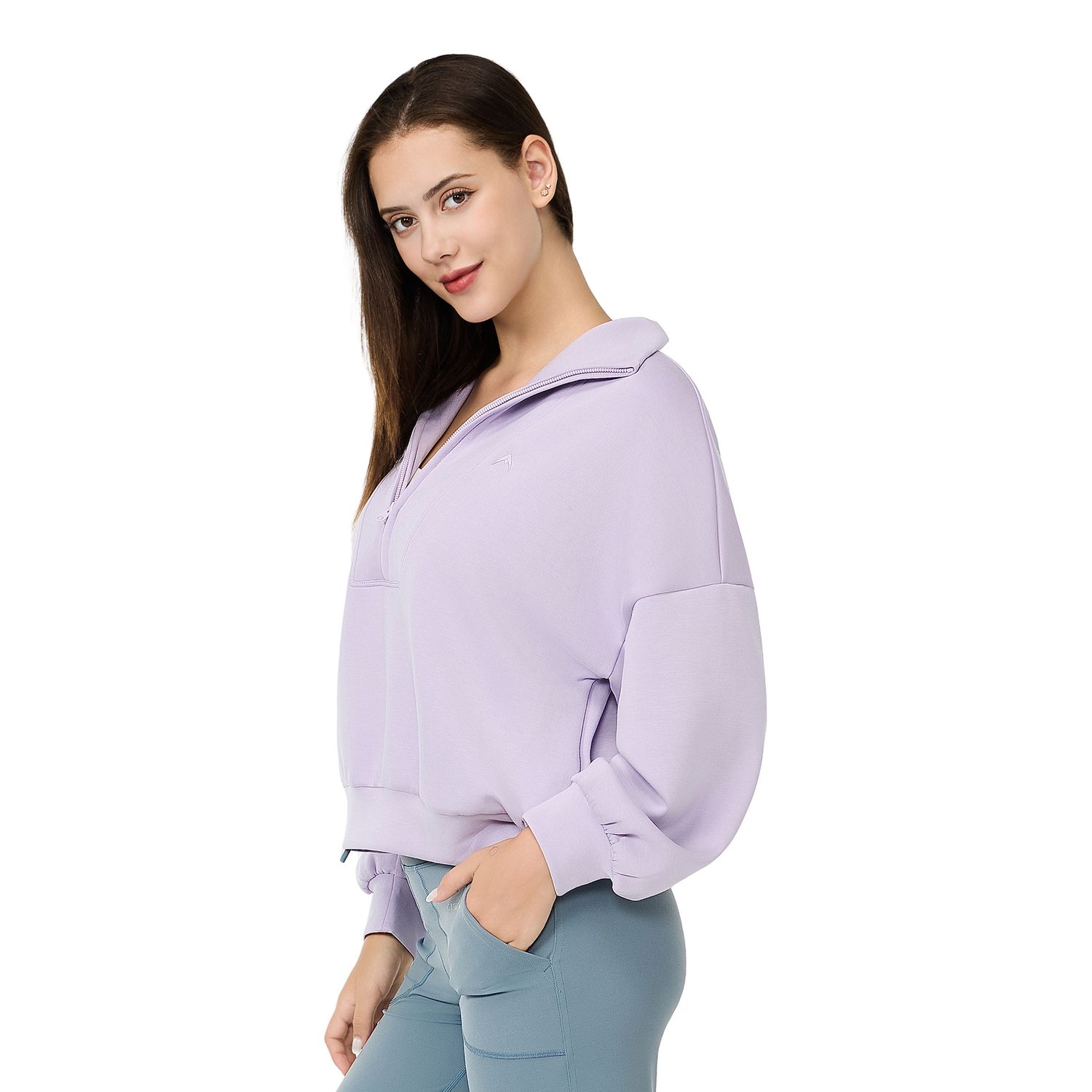 Colisco Zip Pullover_Lilac