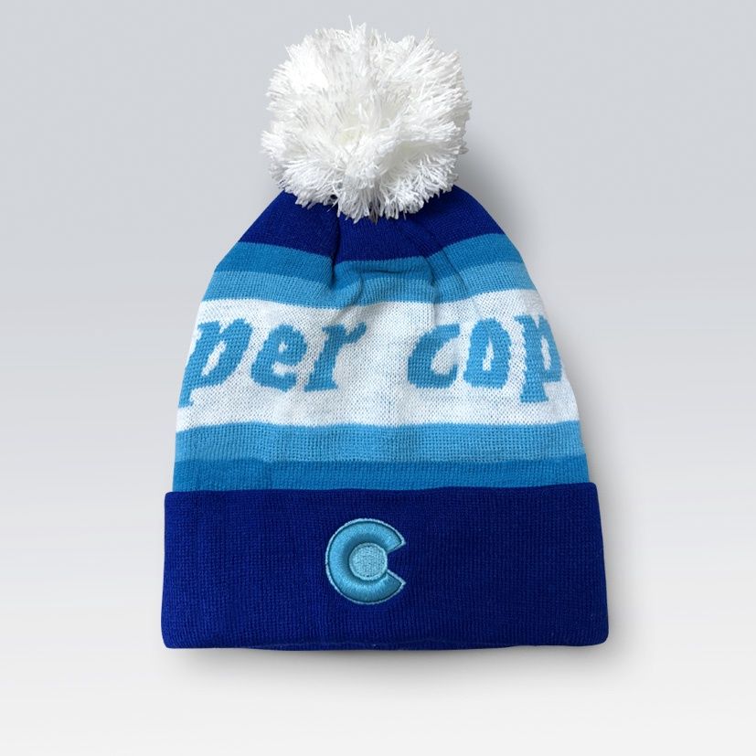 Colisco Soft Warm Customizable Pompom Beanies, Cozy Winter Knitted Beanie Hat , Multicolored 10231