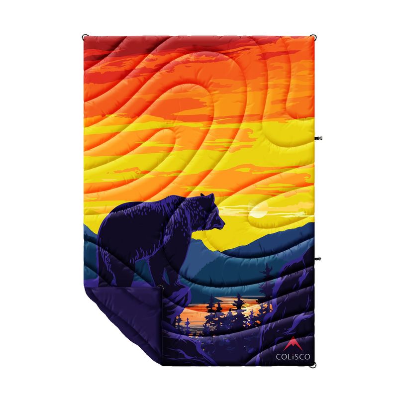 COLISCO Bear Horizon Poly Eco-Performance Blanket-52"x75" 164217