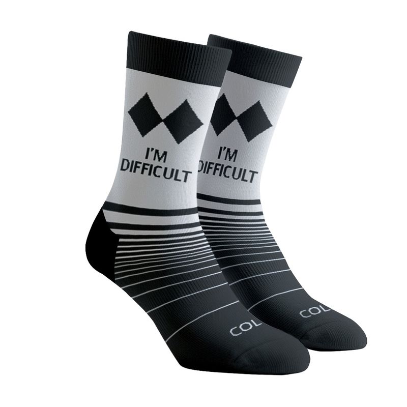 COLISCO Unisex Crew Socks - I'M Difficult 164261