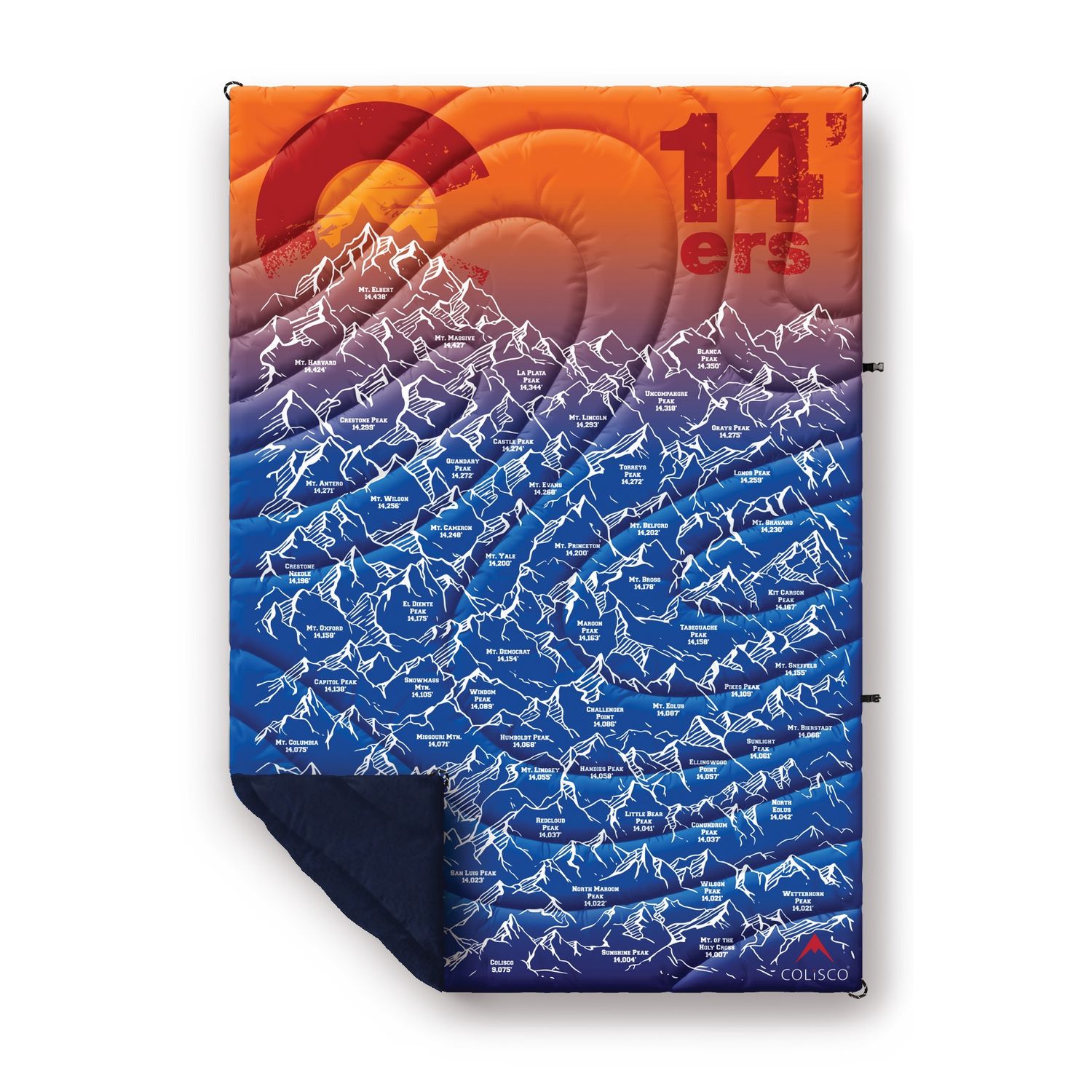 COLISCO Colorado 14’ Ers Sherpa Eco-Performance Blanket - 52"x75" 164233