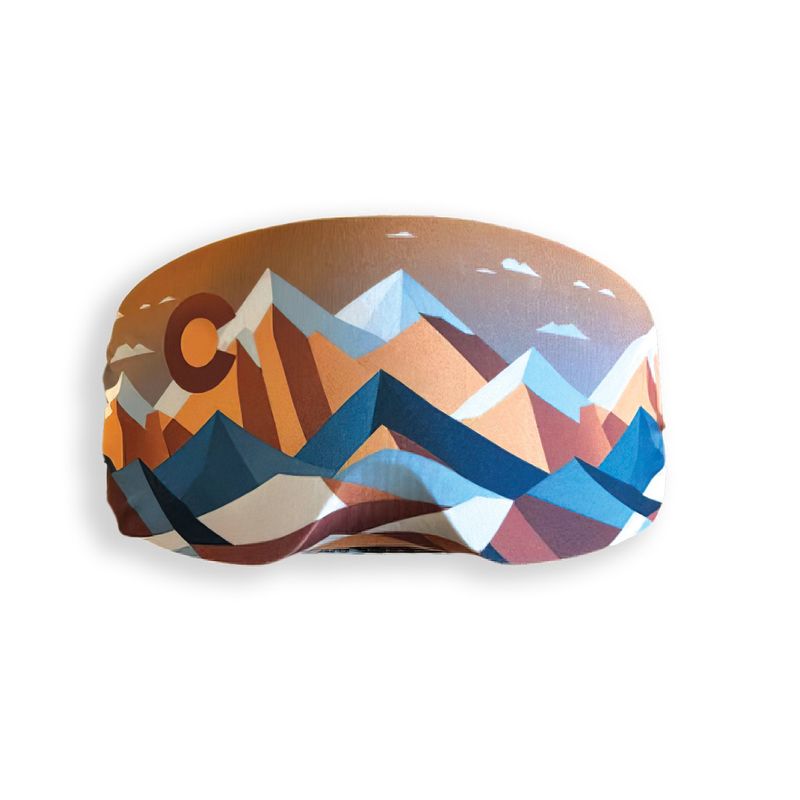Colisco Ski Goggle Cover, Goggle Cover Lens Protective, Mountain Pattern