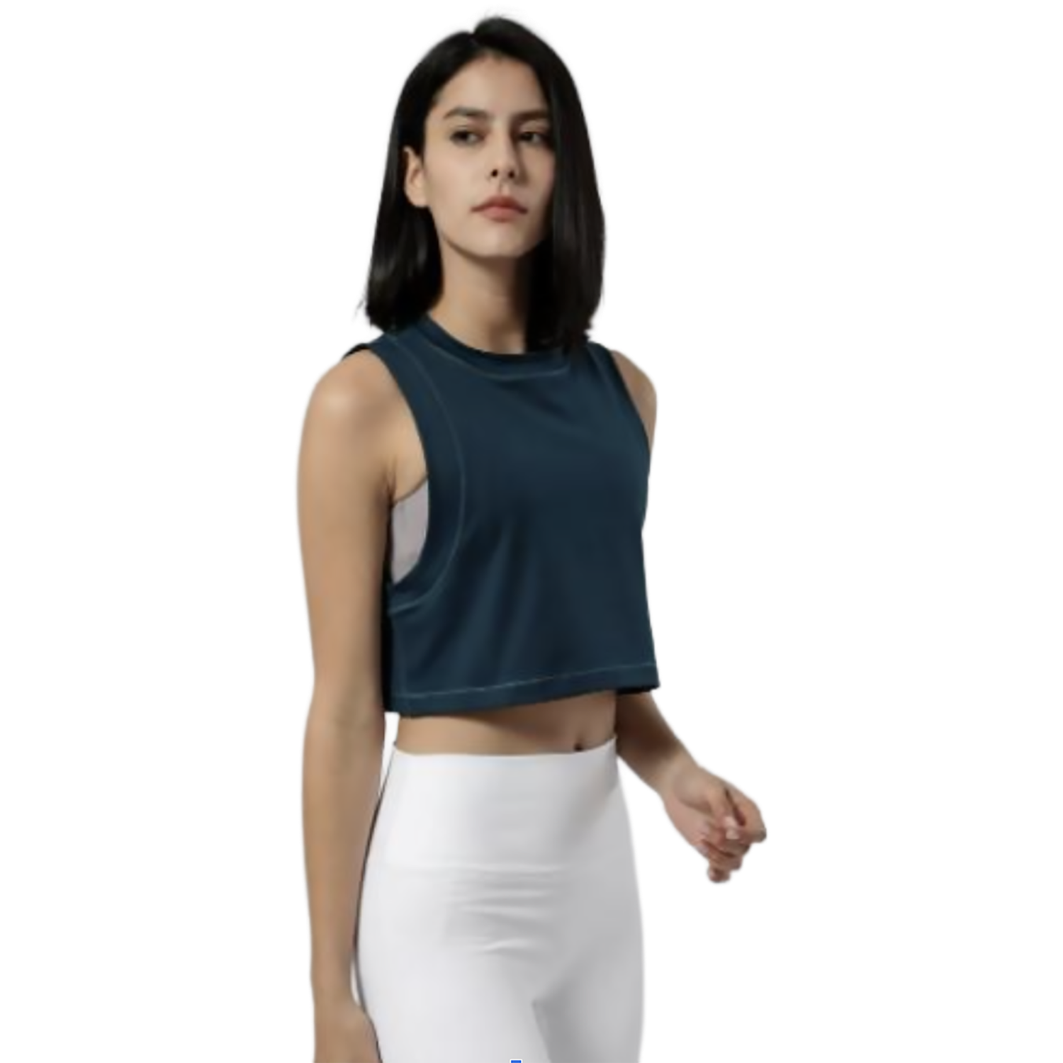 Colisco Crop Top_Slate Teal