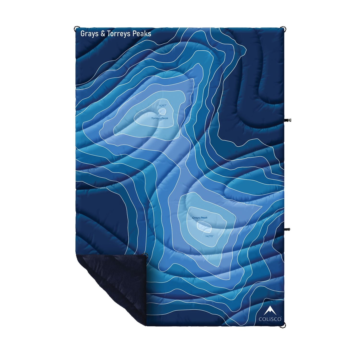 COLISCO Grays &amp; Torreys Peaks Sherpa Eco-Performance Blanket - 52"x75" 164235