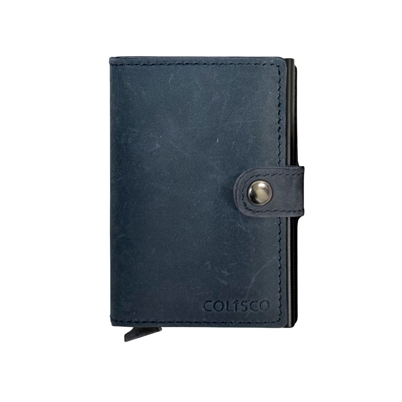 Colisco RFID Slide Wallet, Navy