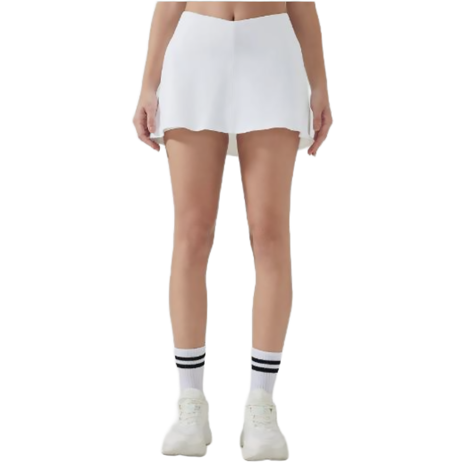 Colisco Mini Sport Skirt_White Mini Skort