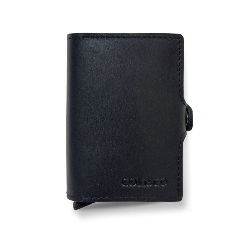 RFID Double Wallet, Black