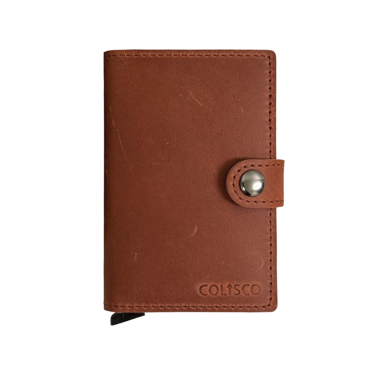 Colisco RFID Slide Wallet, Crimson Red