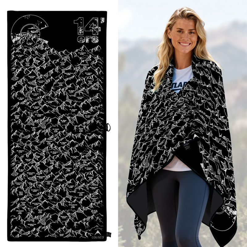 COLISCO Colorado 14 ers Eco-Performance Towel - 72"x30" 164214