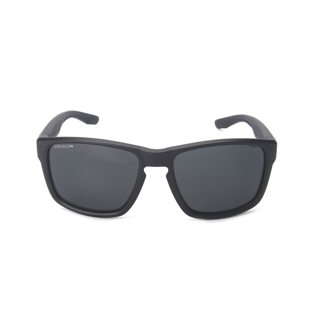 Colisco High Performance Unisex Polarized Sports Sunglasses, Color: Matte Black Fame - Smoke Lens, Size: O/S