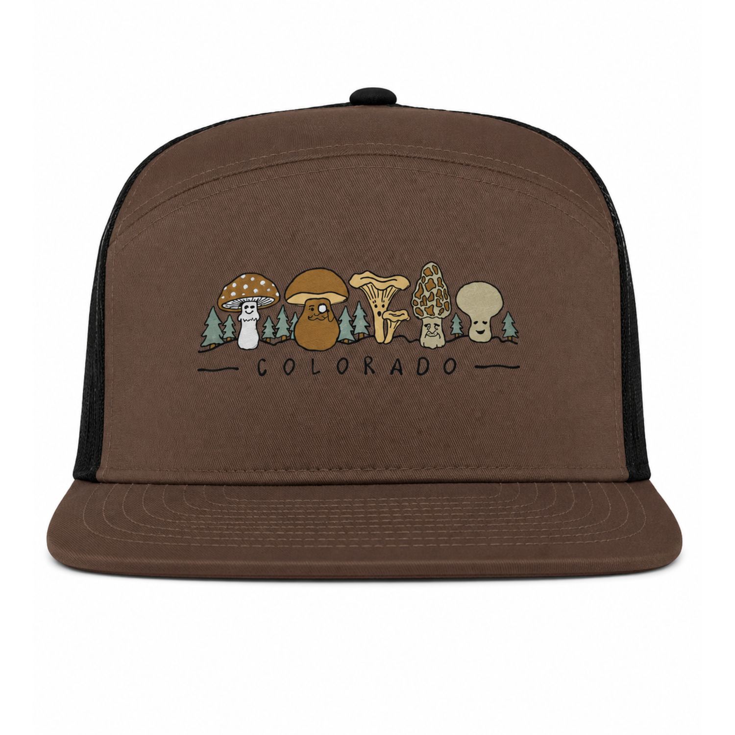 Colisco Colorado Mushroom Trucker Snapback Hat