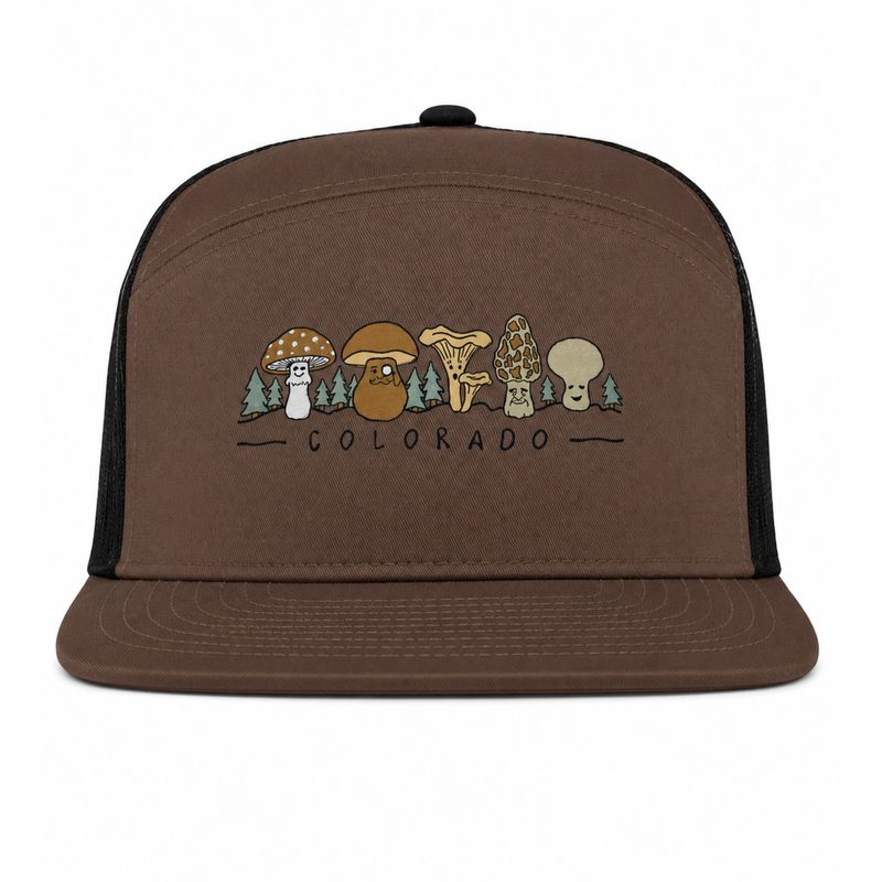 Colisco Colorado Mushroom Trucker Snapback Hat