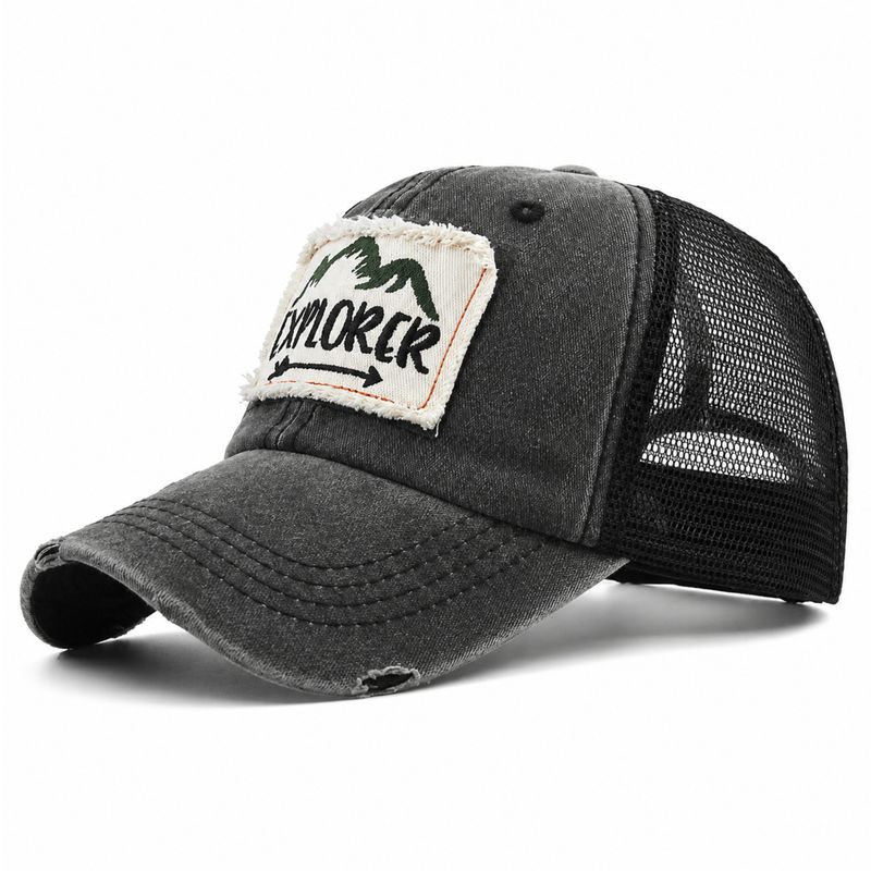 Colisco Logo Camper Cap, Black