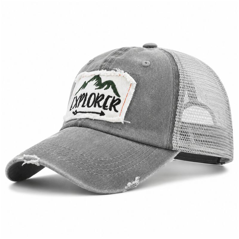 Colisco Logo Camper Cap, Grey