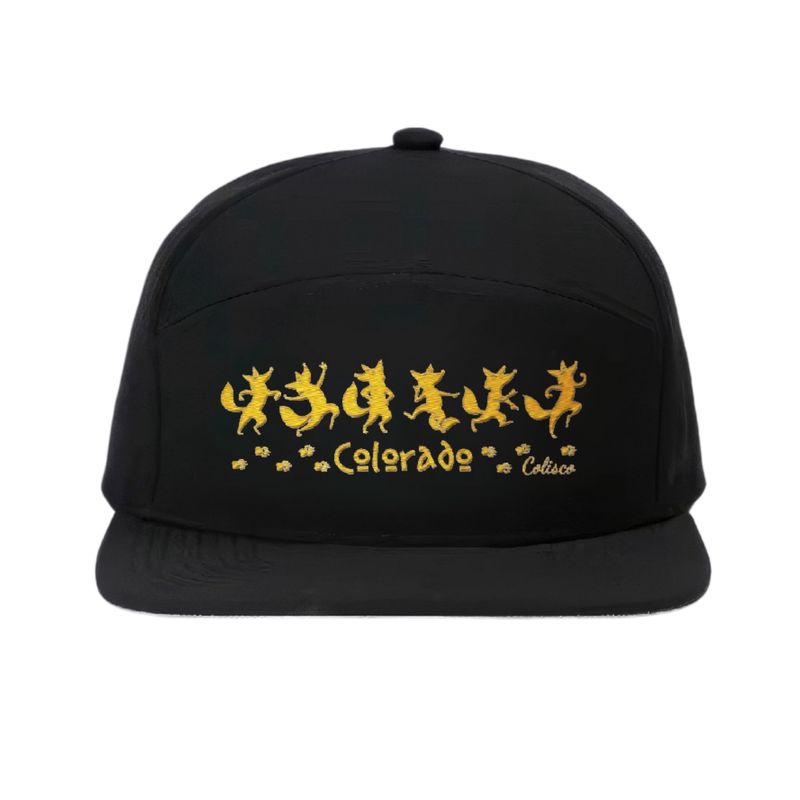 Unisex Colorado Colisco Dancing Fox Performance Cap, Black