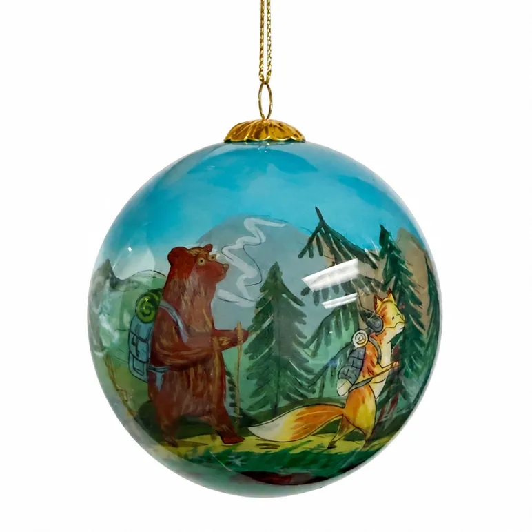 Colisco Trail Together Hand Painted Ornament – Elegant Holiday Décor and Year-Round Display