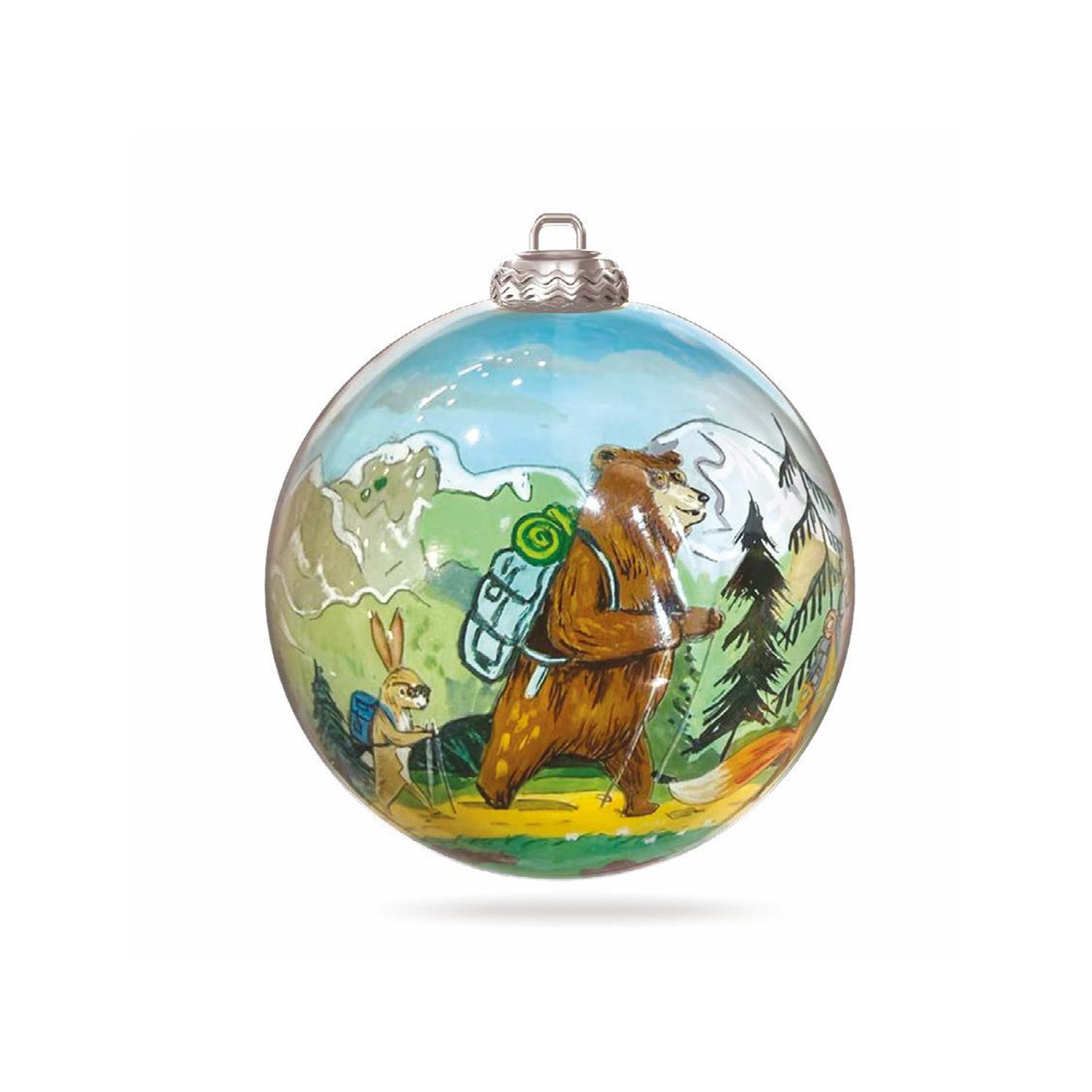 Colisco Trail Together Hand Painted Ornament, 80mm
