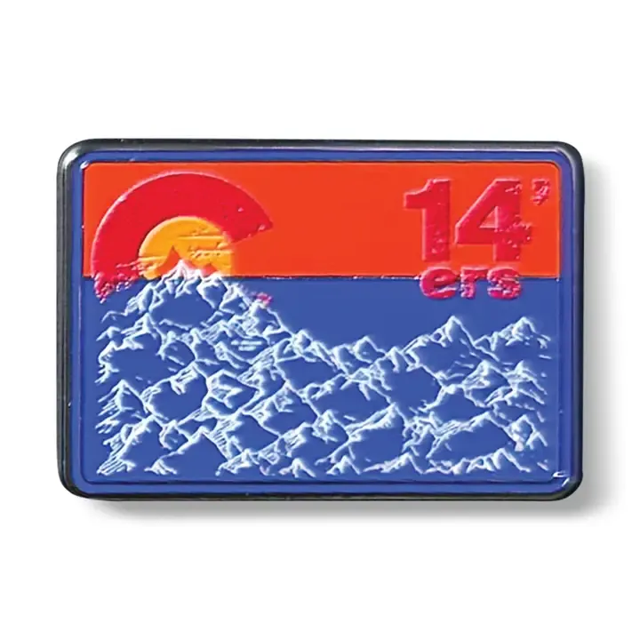Colorado 14ers Lapel Pin – Enamel Mountain Souvenir Pin
