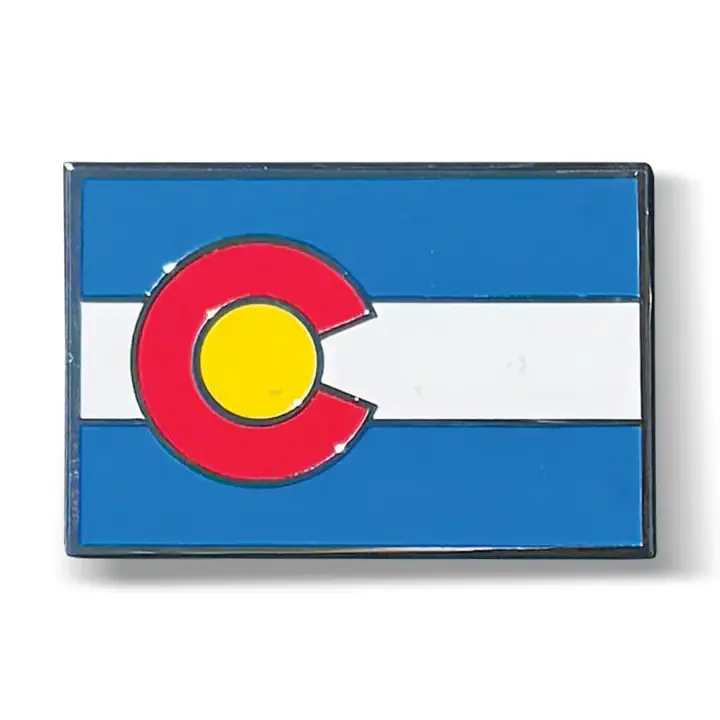 Colisco Colorado Flag Lapel Pin – Enamel Travel Souvenir Pin
