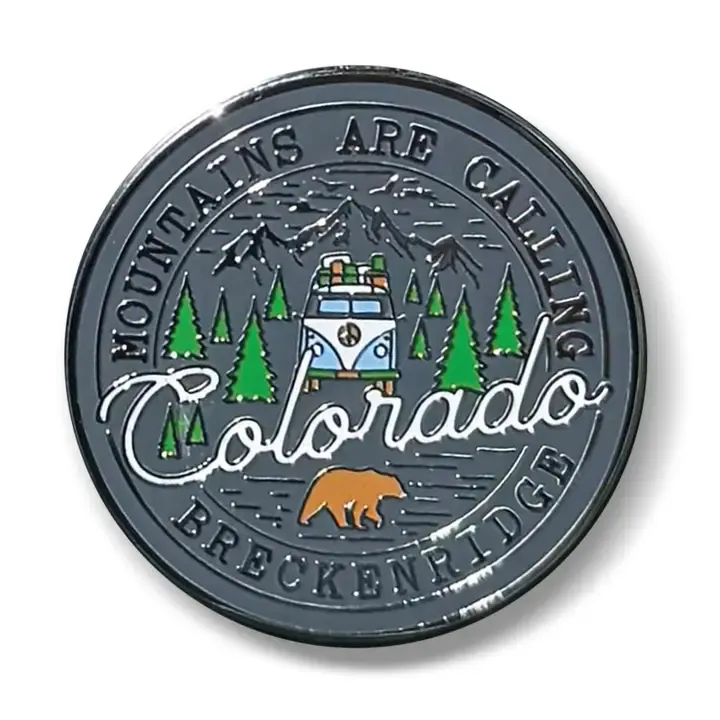 Colisco Breckenridge Colorado Lapel Pin – Enamel Travel Souvenir Pin