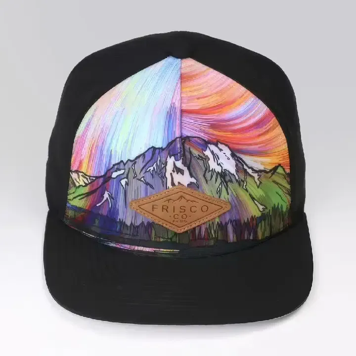 Custom Art Patch Snapback Hat