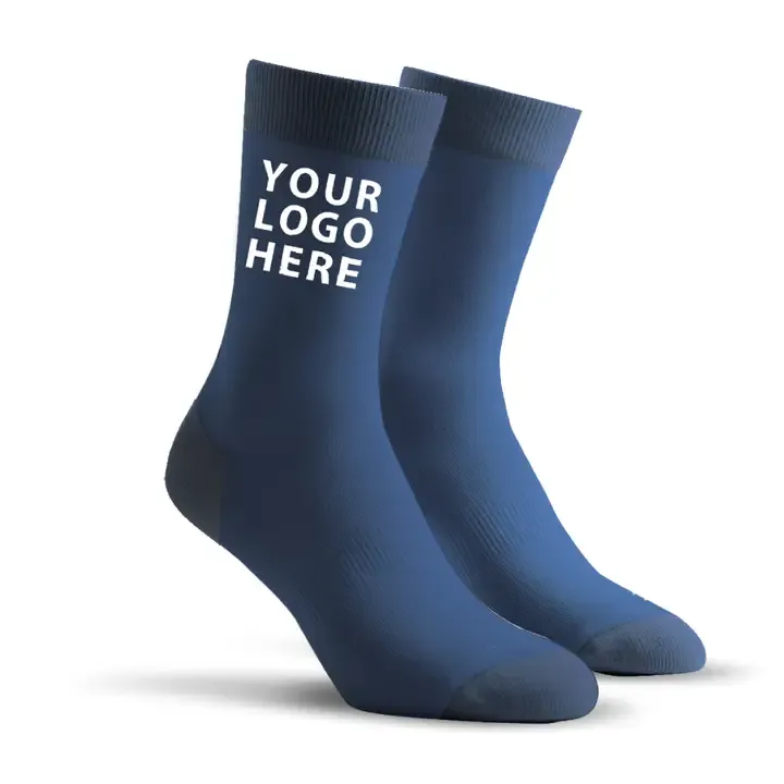 Custom Logo Printed Unisex Crew Socks