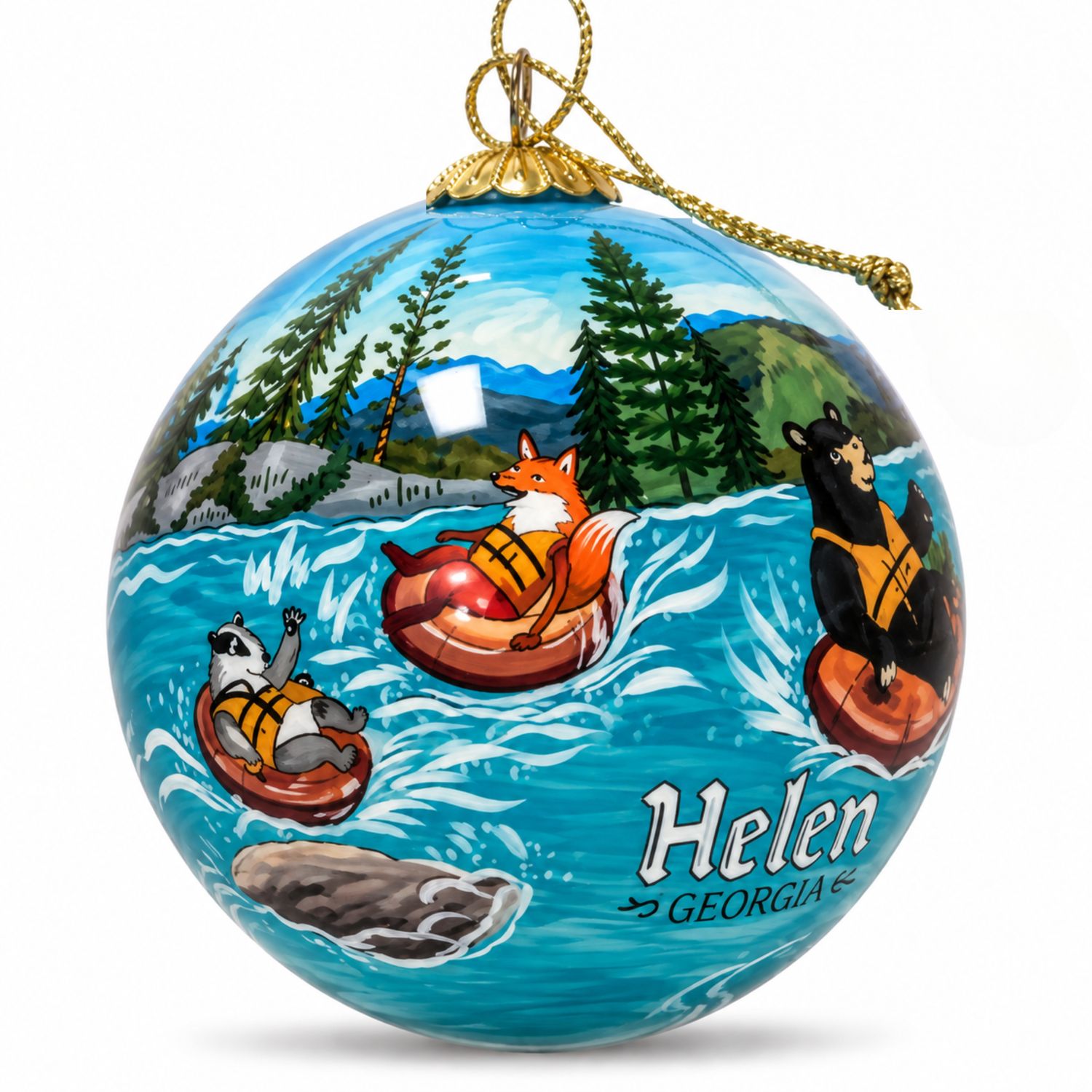 Colisco Helen Georgia River Wildlife Ornament