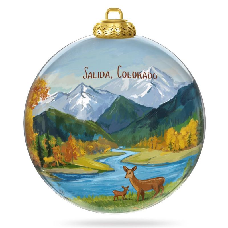 Colisco Salida Colorado Wildlife Hand Painted Ornament