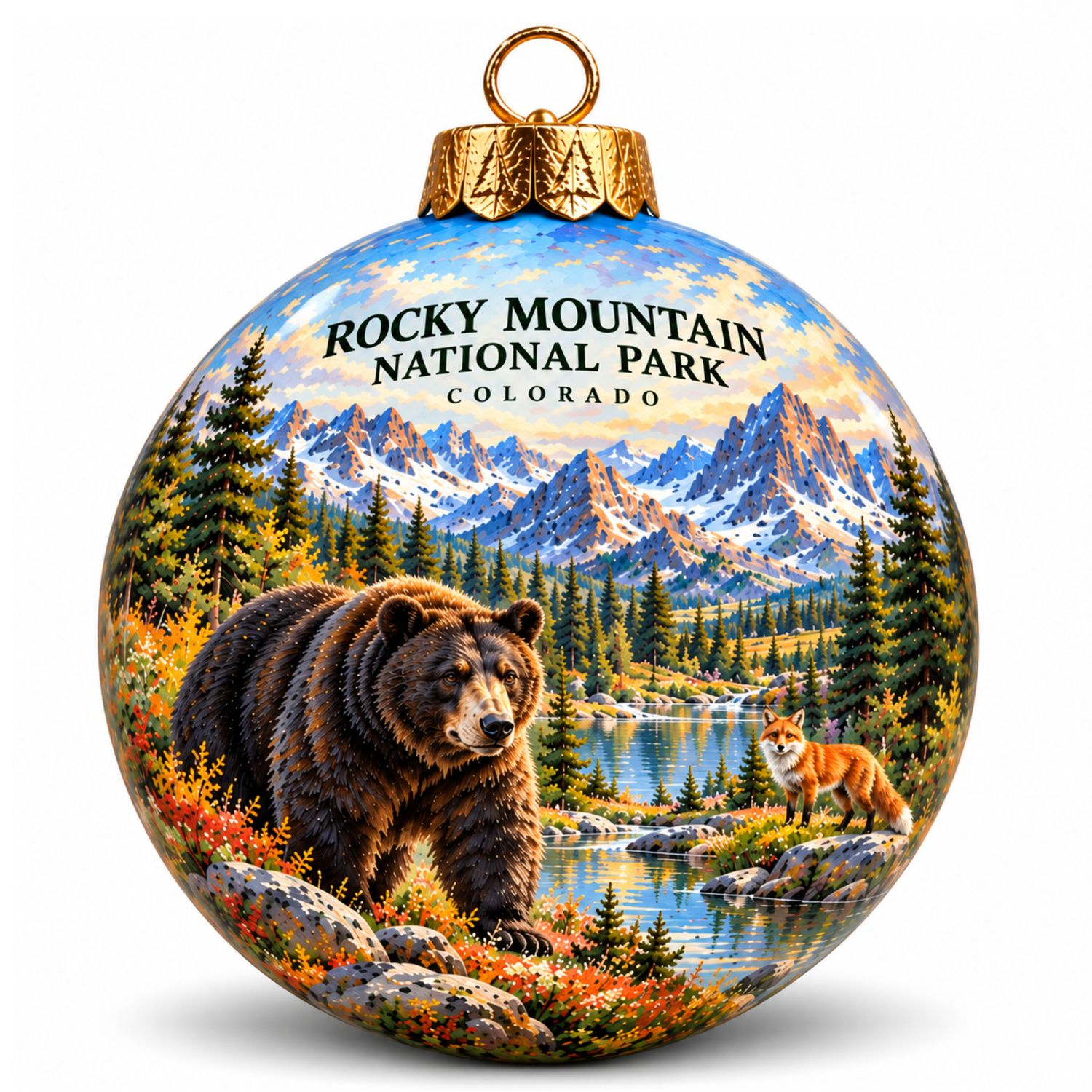 Colisco Rocky Mountain Wildlife Ornament