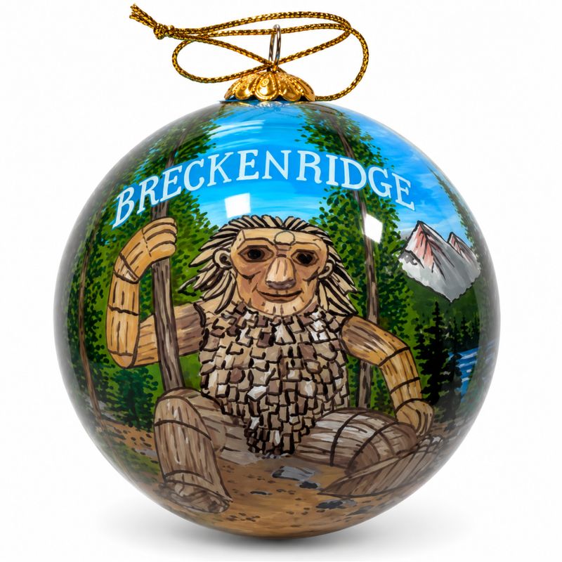 Colisco Breckenridge Bigfoot Hand Painted Ornament