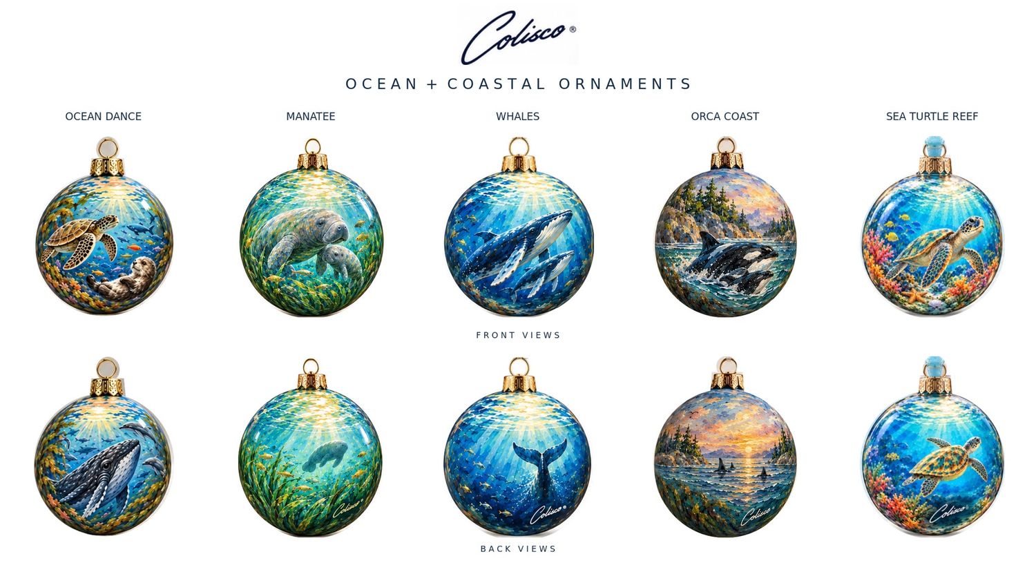 Custom Coastal &amp; Ocean Ornaments - Get Your Custom Items