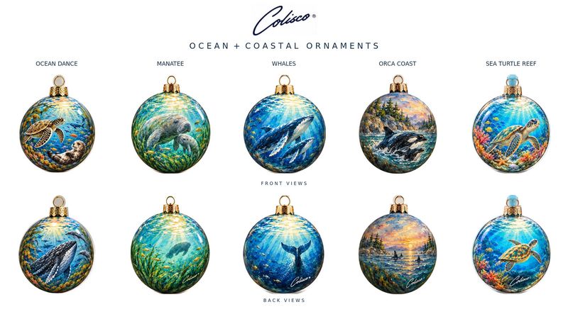 Custom Coastal &amp; Ocean Ornaments - Get Your Custom Items