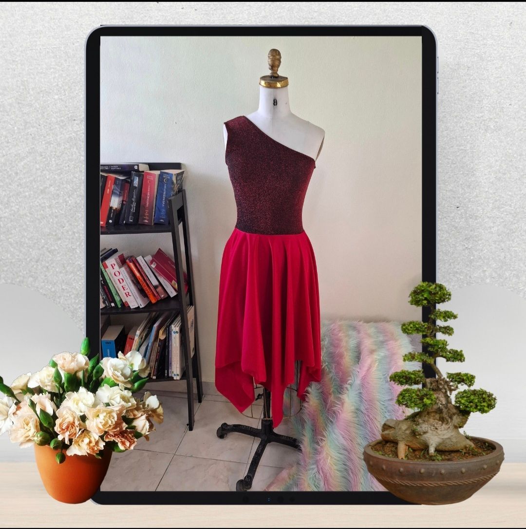 Efod básico con Lycra glitter