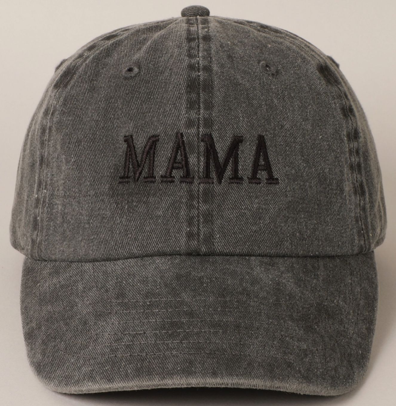 Mama Embroidered Cotton Baseball Cap