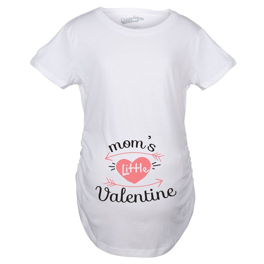 Graphic Tee - Mom's Little Valentine Maternity T-Shirt