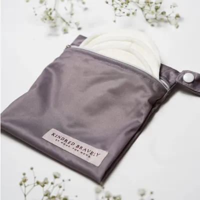 Kindred Bravely Washable Organic Nursing Pads (10-Count) New Twilight Bag