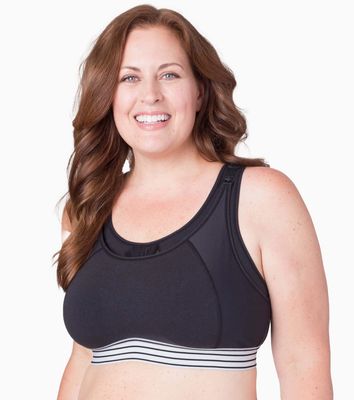 Stripe Nursing Sports Bra