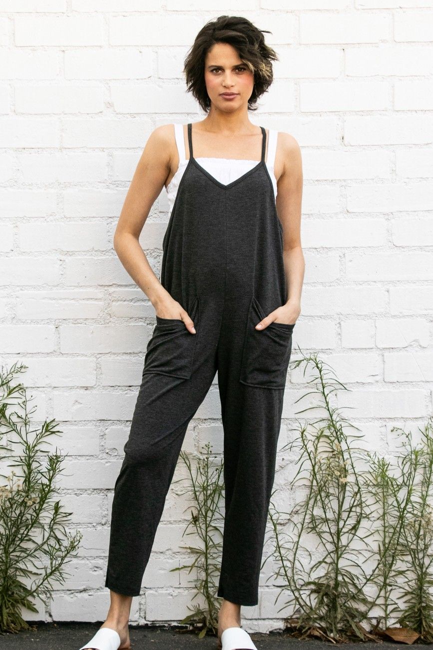 Jogger Fit French Terry Overall Jumper