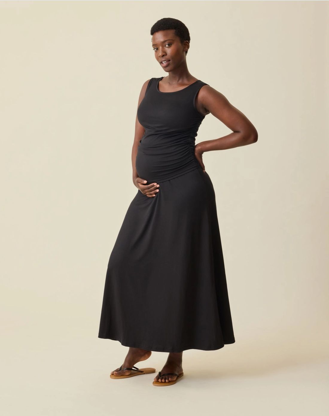 Kindred Bravely Drop-Waist Maternity &amp; Nursing Maxi Dress