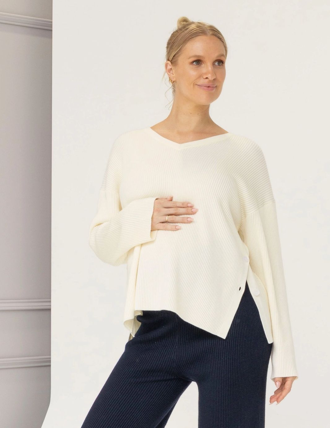 Remi Maternity Nursing Knit Sweater