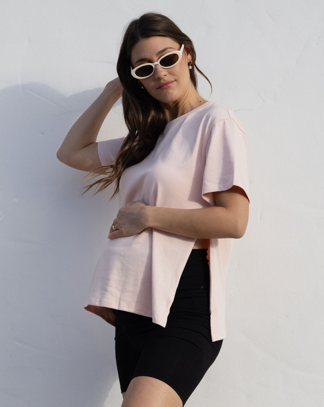 Vera Essential Maternity/Nursing Cotton Tee