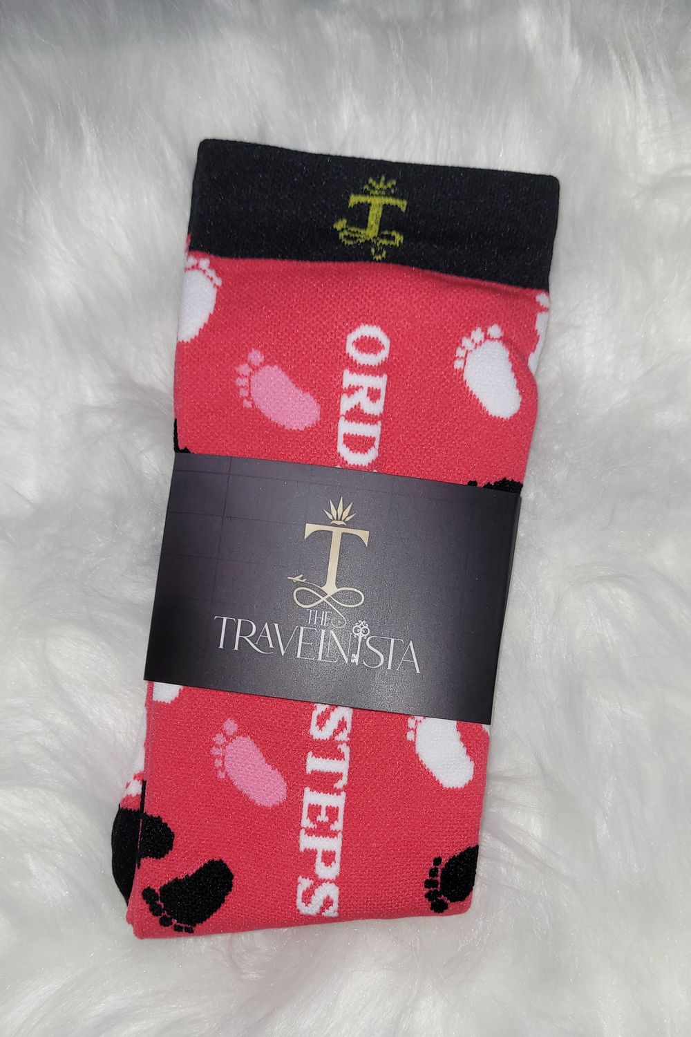 Order My Steps - Pink Compression Sock