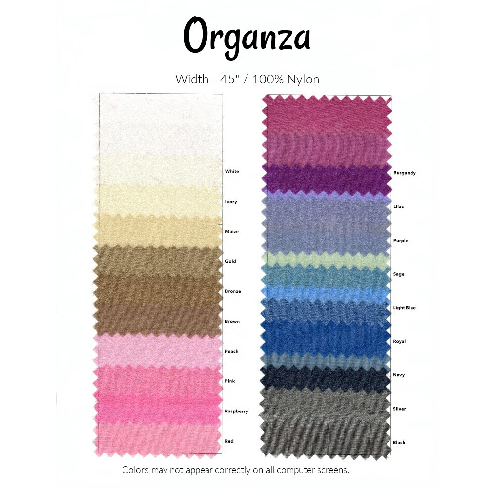 Sparkle Organza Square Tablecloths
