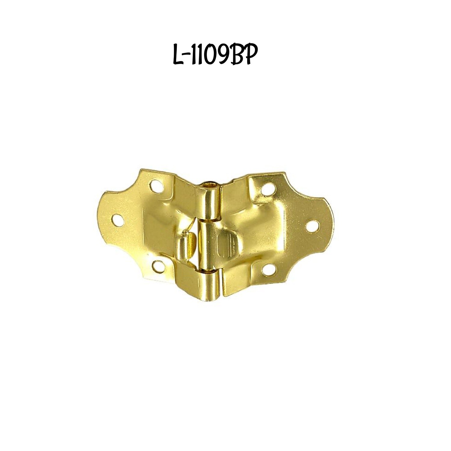 Brass Plated Stamped Steel -  Trunk Stop Hinge, chest, steamer
