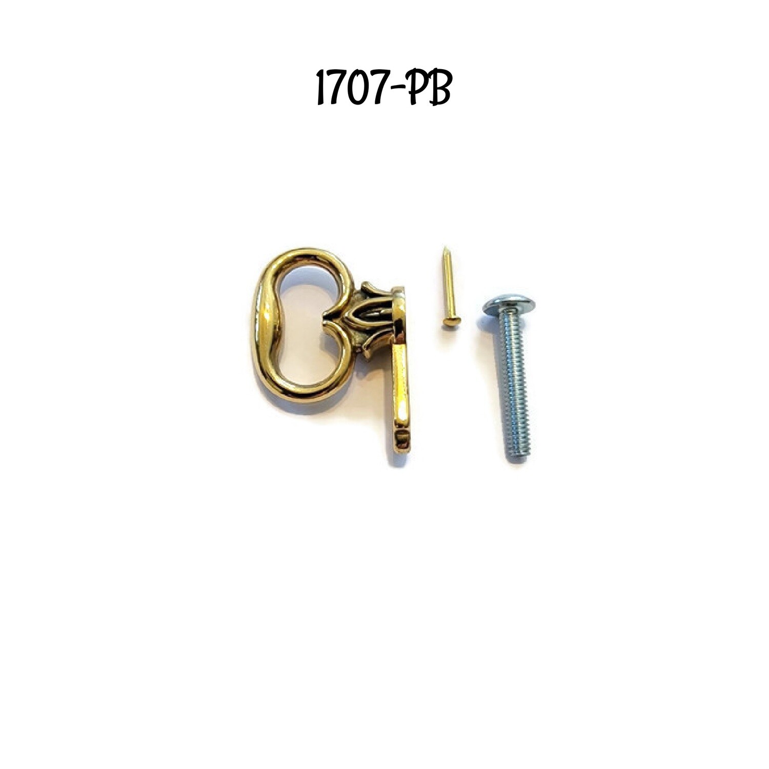 Colonial Revival Style Cast Brass Mock Key Pull